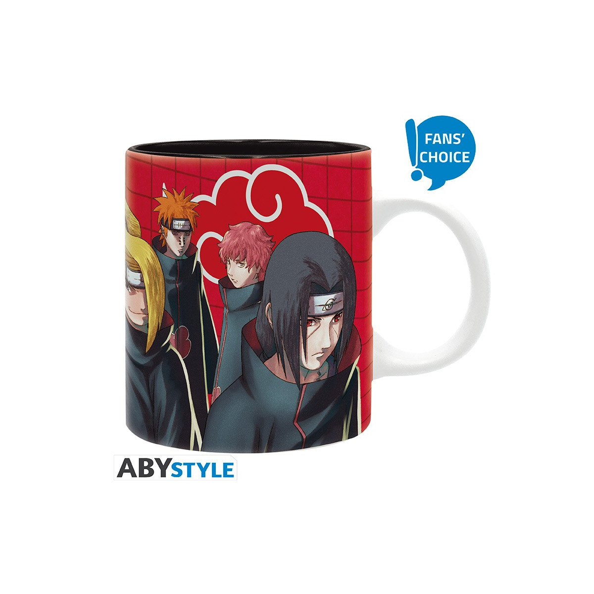 ABYstyle - Taza de « Naruto: Shippuden» con el diseño elegido por los fans de Akatsuki