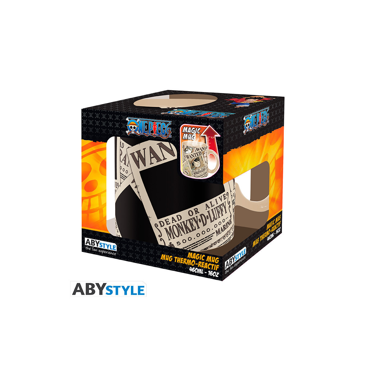 ABYstyle - One Piece Taza termorreactiva «Wanted»