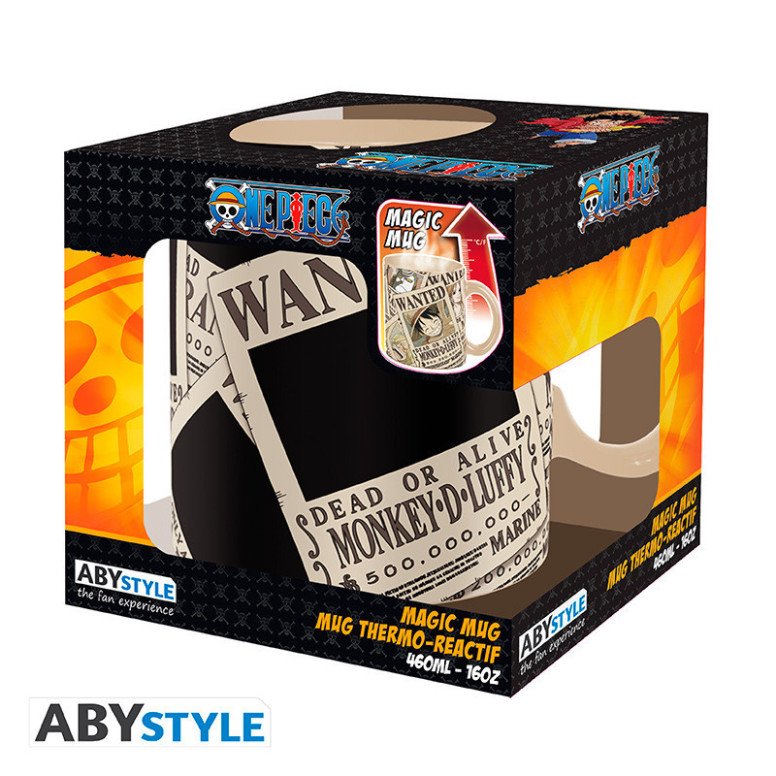 ABYstyle - One Piece Taza termorreactiva «Wanted»