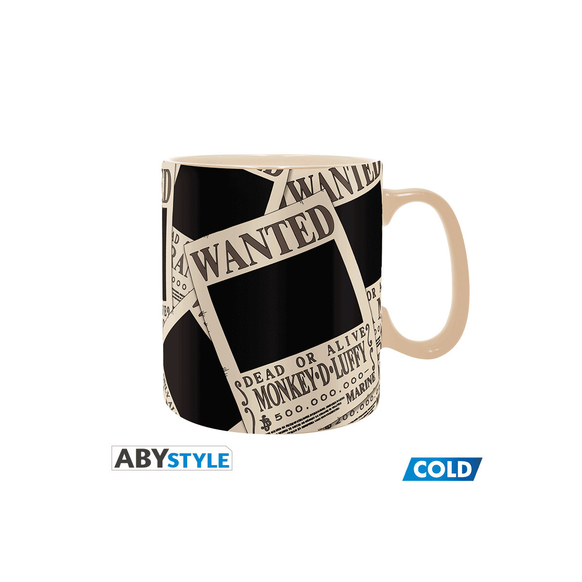 ABYstyle - One Piece Taza termorreactiva «Wanted»