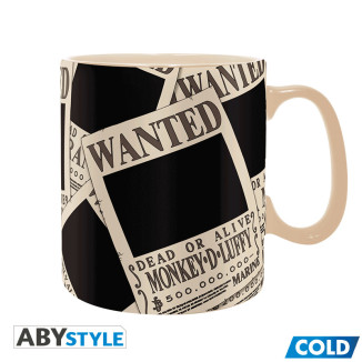 ABYstyle - One Piece Taza termorreactiva «Wanted»