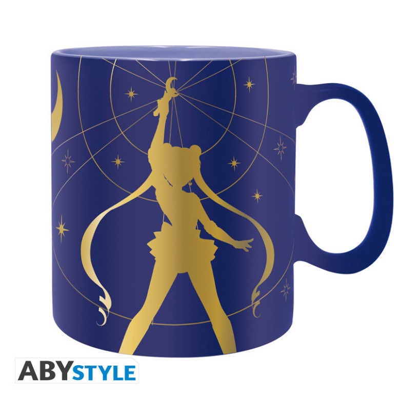 ABYstyle - Taza « Sailor Moon » de la serie « Sailor Moon », dorada, de gran capacidad