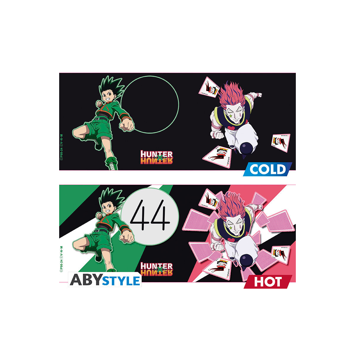 ABYstyle - Hunter × Hunter Taza termorreactiva de Gon y Hisoka