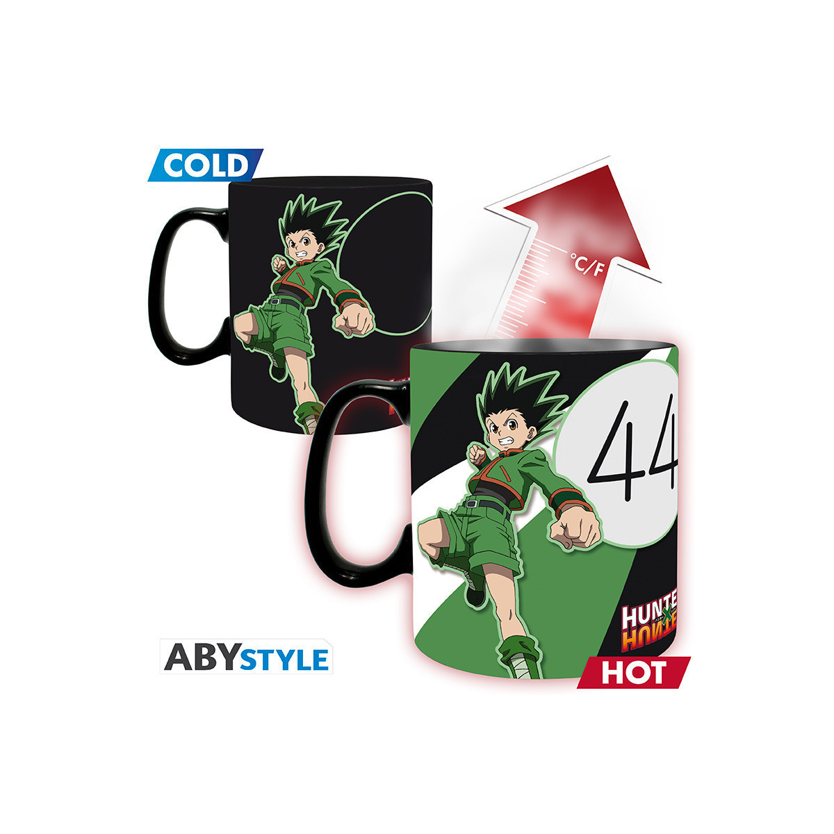 ABYstyle - Hunter × Hunter Taza termorreactiva de Gon y Hisoka
