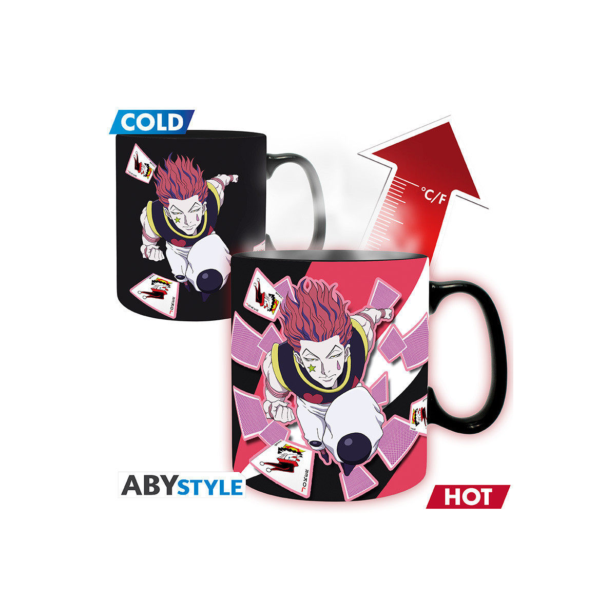 ABYstyle - Hunter × Hunter Taza termorreactiva de Gon y Hisoka