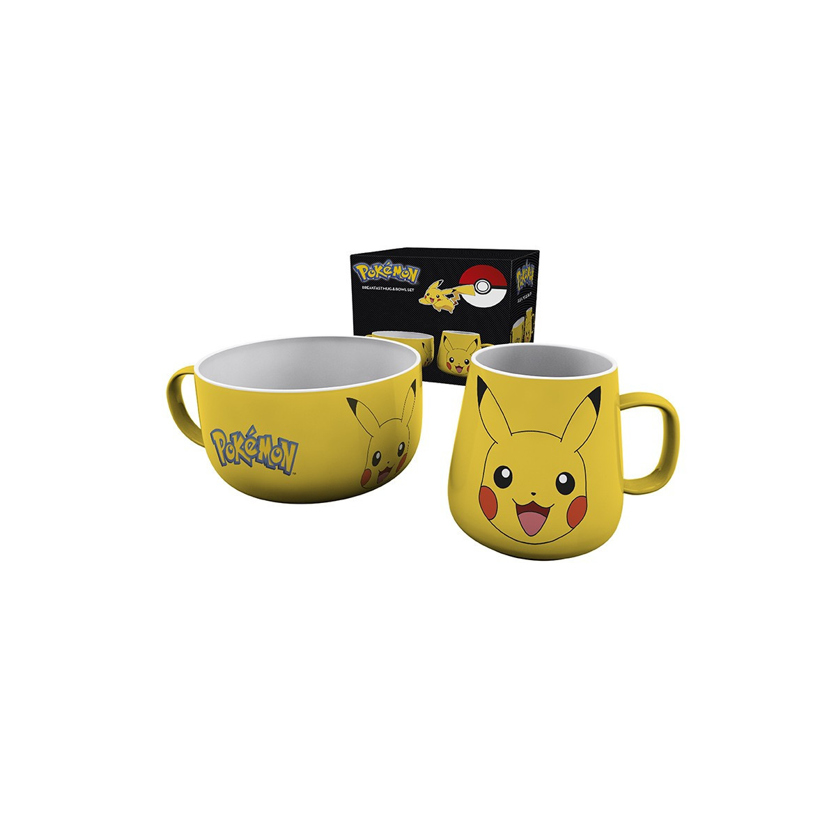 ABYstyle - Set de desayuno « Pokémon » con taza y cuenco de Pikachu