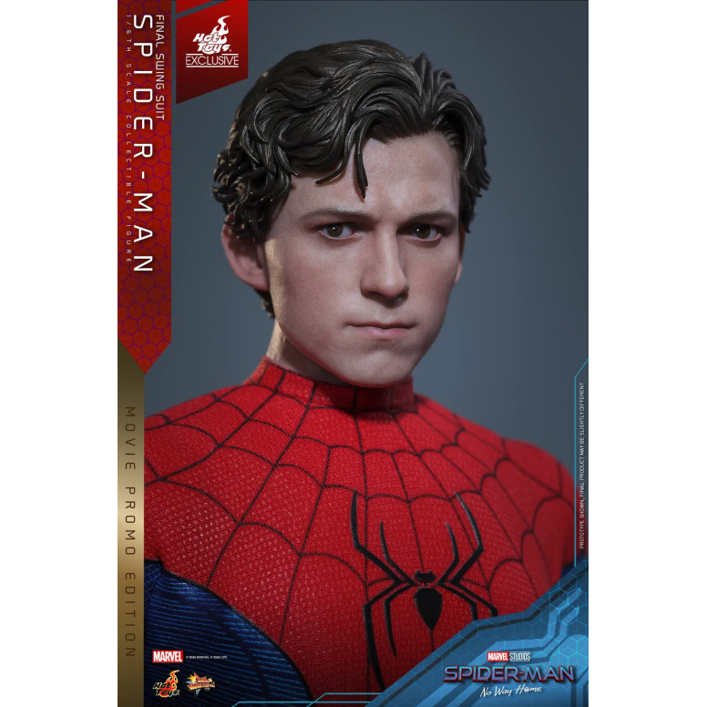 Exclusiva de Hot Toys - Spider-Man (traje Final Swing) (Edición promocional de la película) 1/6 MMS862 - Spider-Man de Marvel: N