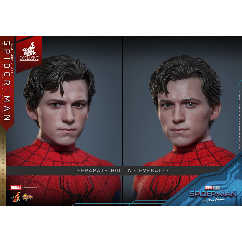 Exclusiva de Hot Toys - Spider-Man (traje Final Swing) (Edición promocional de la película) 1/6 MMS862 - Spider-Man de Marvel: N