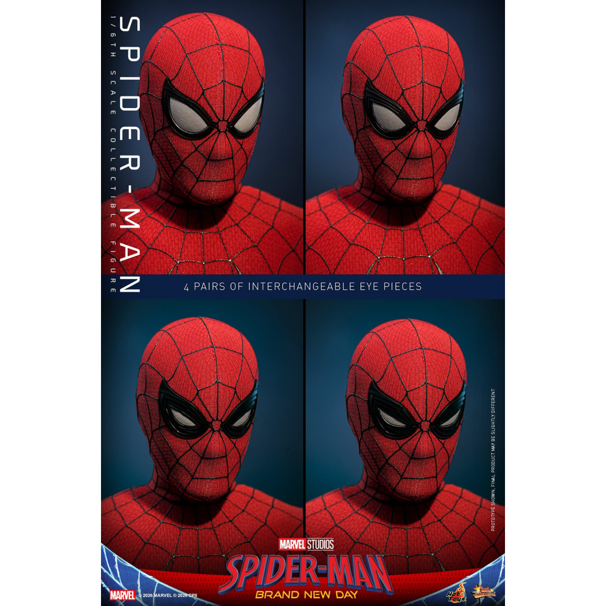 Hot Toys - Spider-Man 1/6 MMS892 - Spider-Man de Marvel: Brand New Day