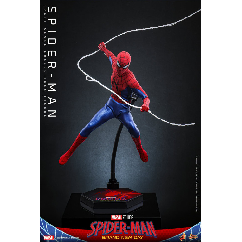Hot Toys - Spider-Man 1/6 MMS892 - Spider-Man de Marvel: Brand New Day
