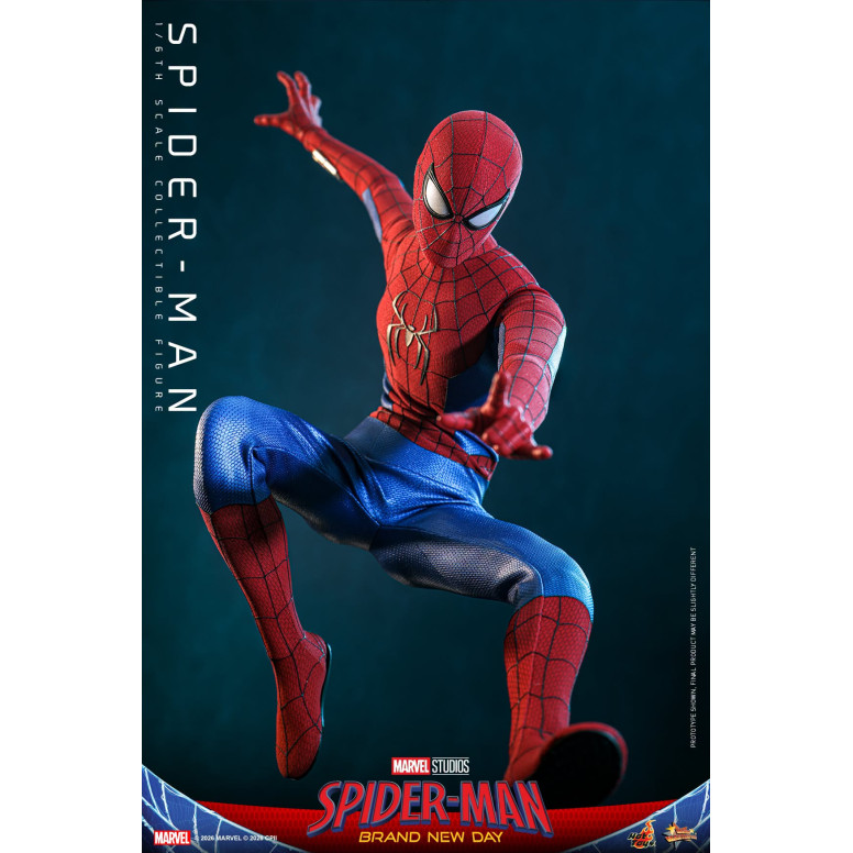 Hot Toys - Spider-Man 1/6 MMS892 - Spider-Man de Marvel: Brand New Day
