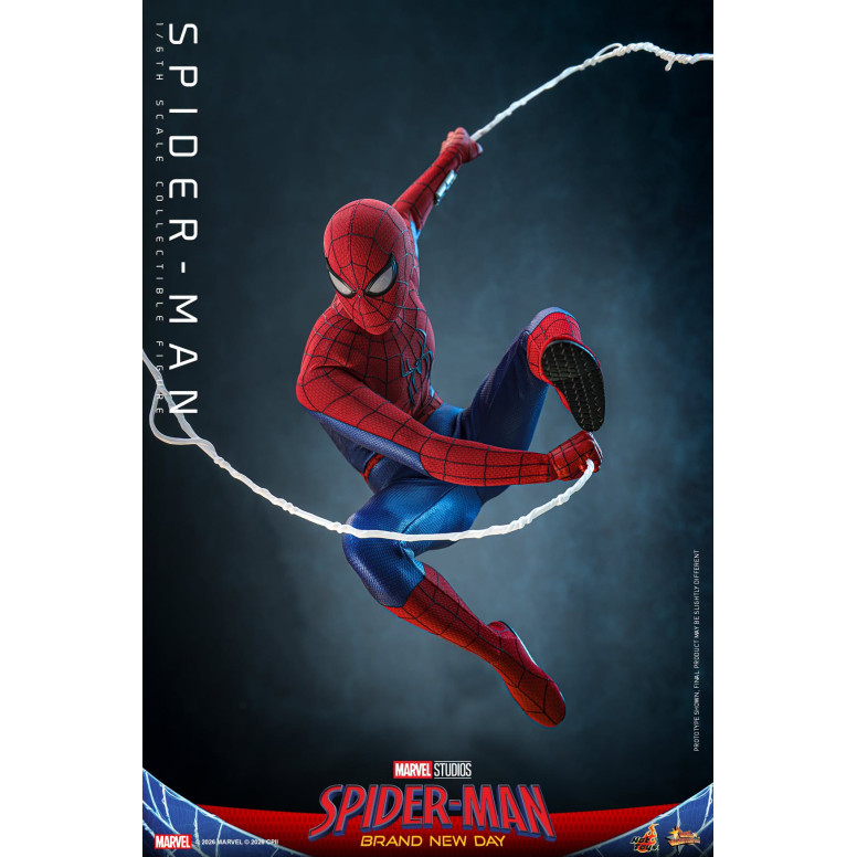Hot Toys - Spider-Man 1/6 MMS892 - Spider-Man de Marvel: Brand New Day