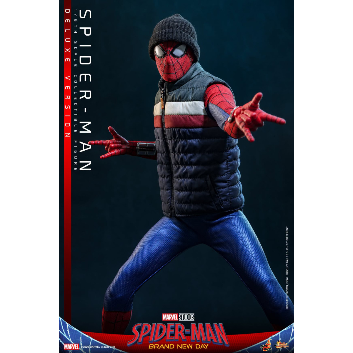 Hot Toys - Spider-Man, versión de lujo a escala 1/6, MMS893 - Marvel's Spider-Man: Brand New Day