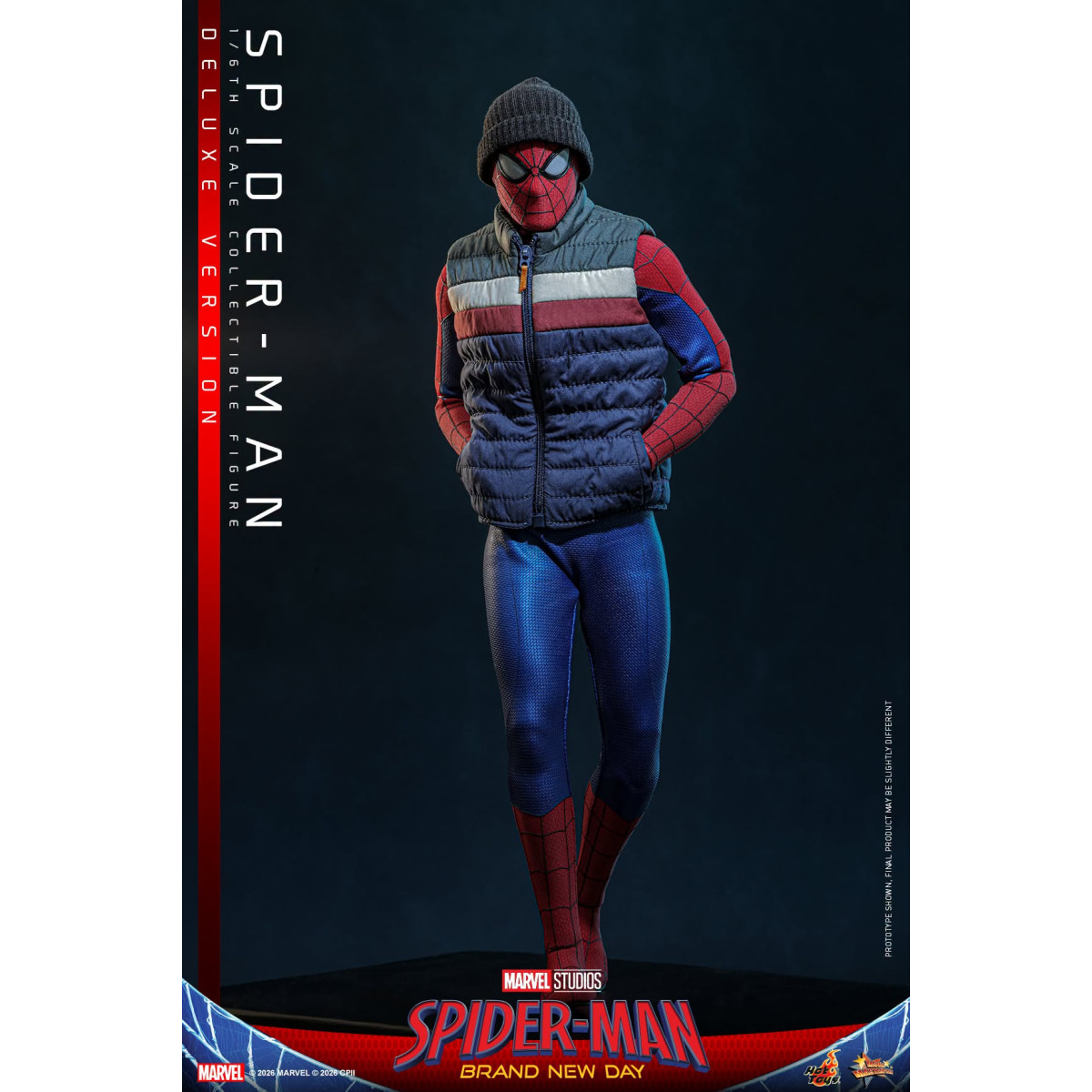 Hot Toys - Spider-Man, versión de lujo a escala 1/6, MMS893 - Marvel's Spider-Man: Brand New Day