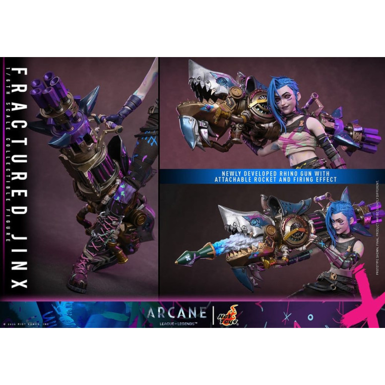 Hot Toys - Arcane - FRACTURED JINX 1/6