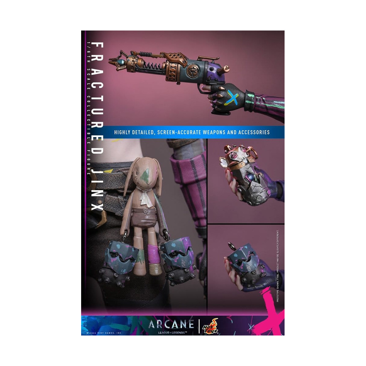 Hot Toys - Arcane - FRACTURED JINX 1/6