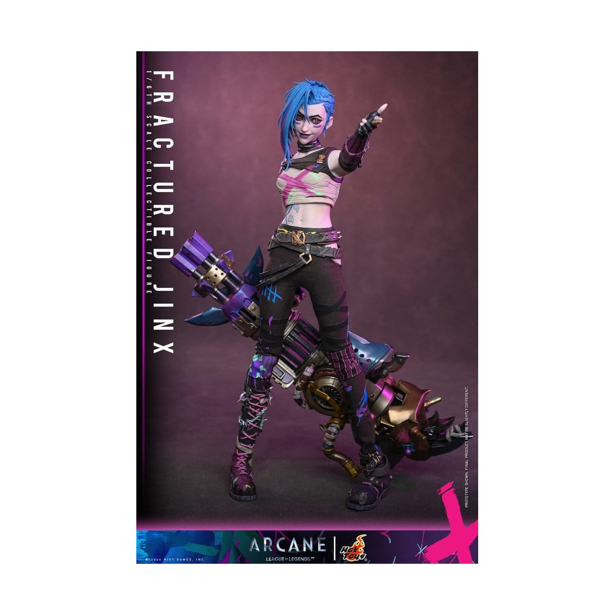 Hot Toys - Arcane - FRACTURED JINX 1/6