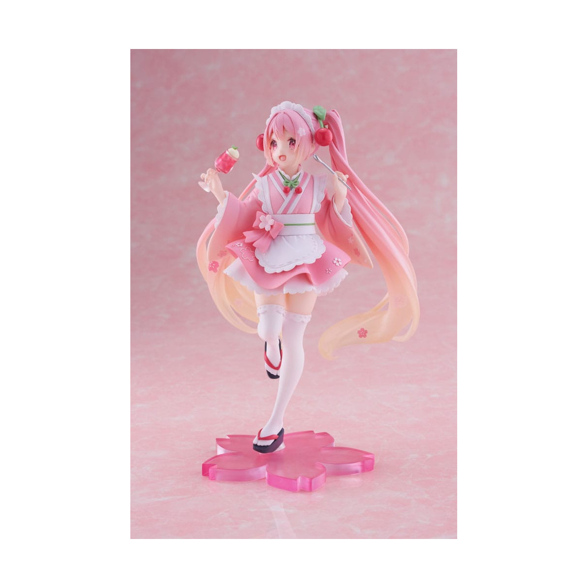 Taito AMP Fig - Hatsune Miku - Sakura Miku «Newley Written», versión «Japanese Cafe», reedición