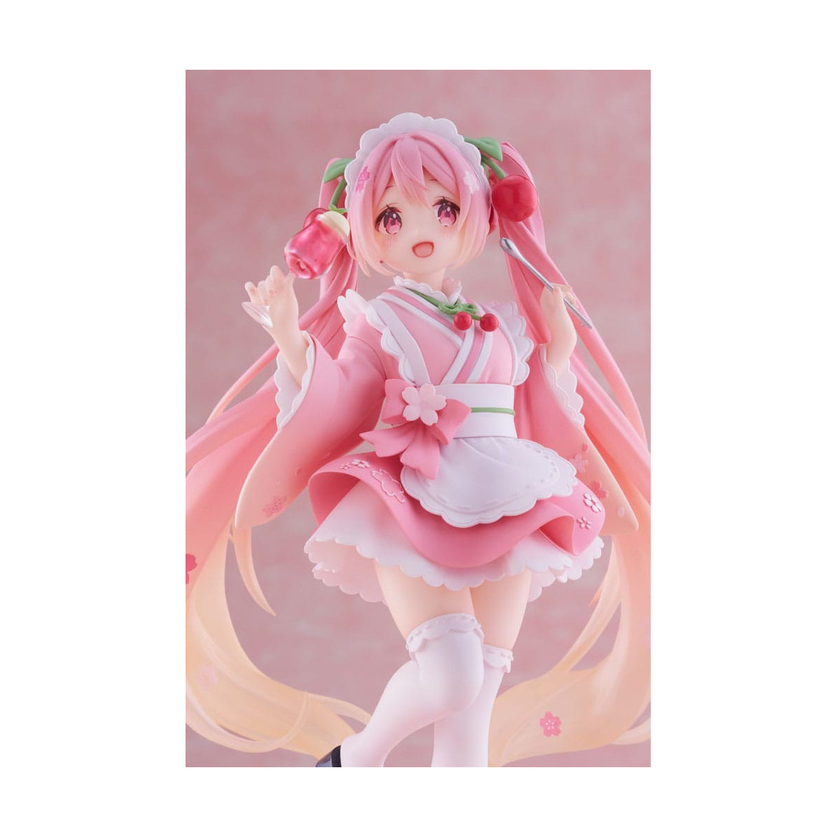 Taito AMP Fig - Hatsune Miku - Sakura Miku «Newley Written», versión «Japanese Cafe», reedición