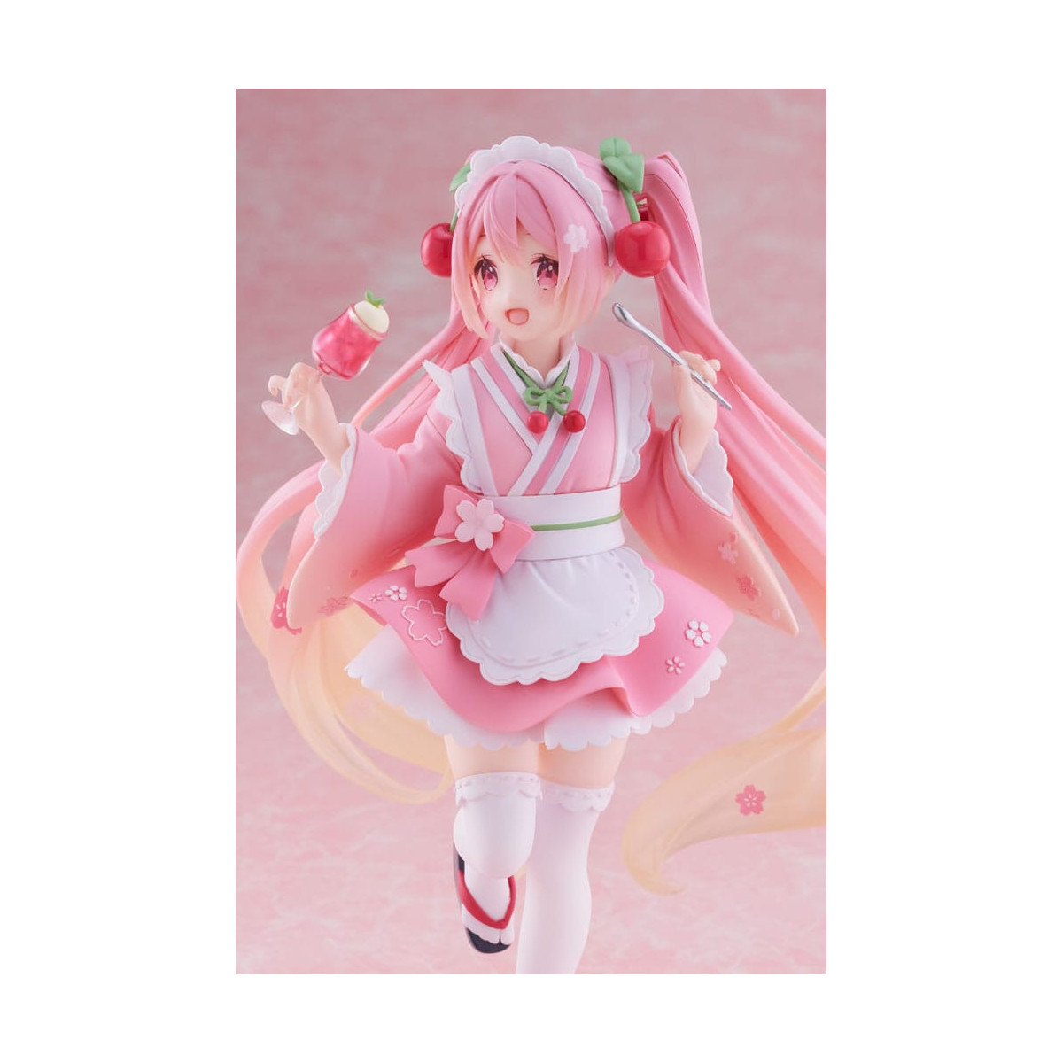 Taito AMP Fig - Hatsune Miku - Sakura Miku «Newley Written», versión «Japanese Cafe», reedición