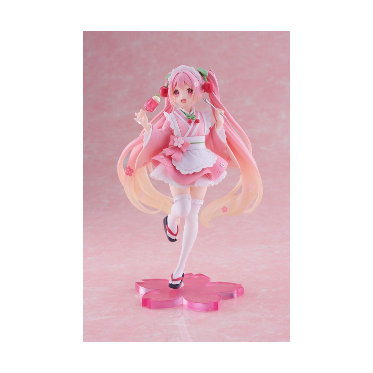 Taito AMP Fig - Hatsune Miku - Sakura Miku «Newley Written», versión «Japanese Cafe», reedición