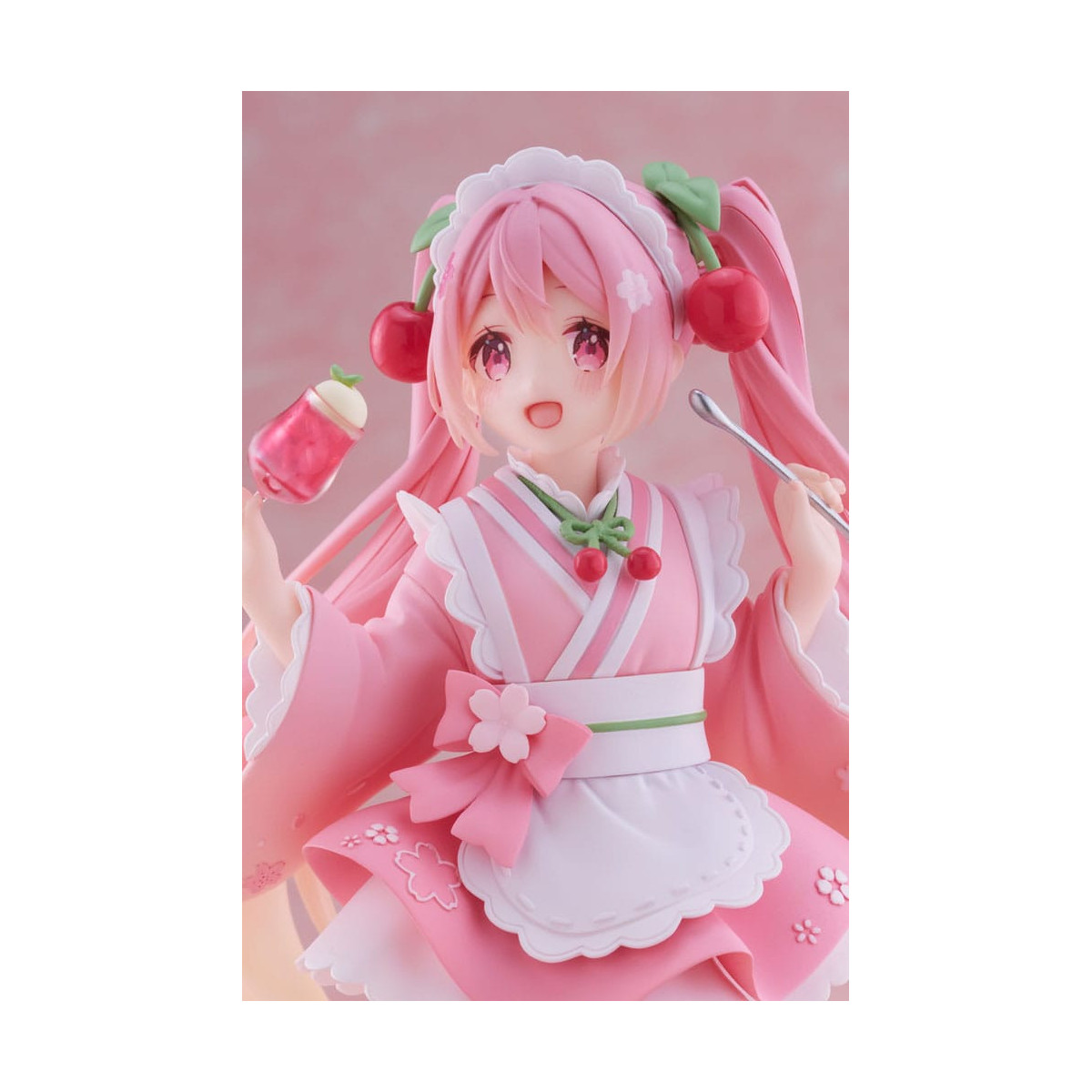 Taito AMP Fig - Hatsune Miku - Sakura Miku «Newley Written», versión «Japanese Cafe», reedición
