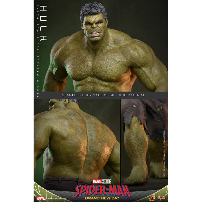 Hot Toys - Hulk 1/6 MMS905 - Spider-Man de Marvel: Brand New Day