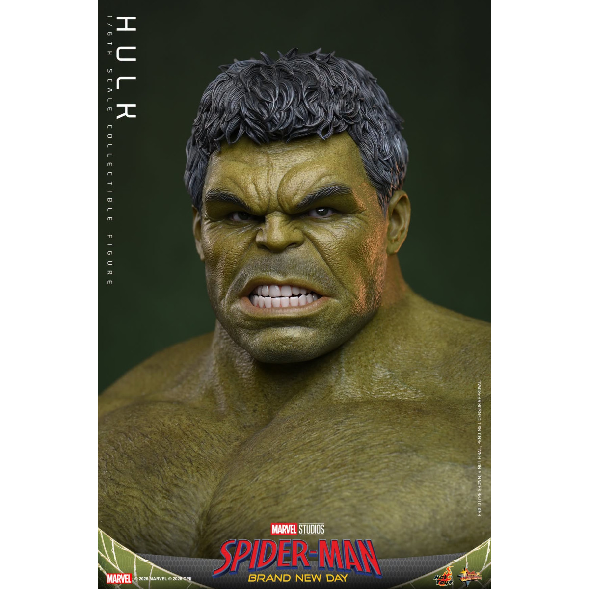 Hot Toys - Hulk 1/6 MMS905 - Spider-Man de Marvel: Brand New Day