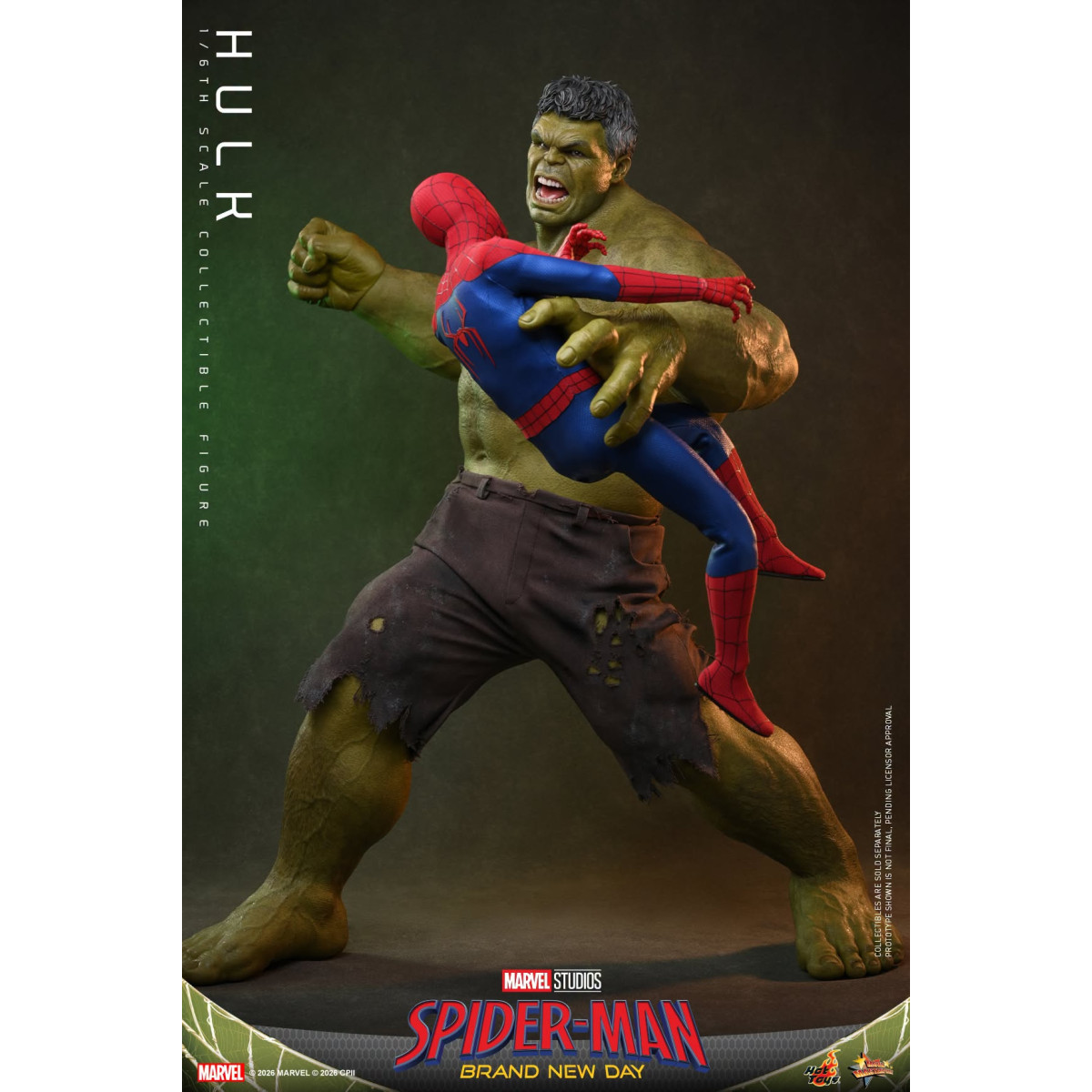 Hot Toys - Hulk 1/6 MMS905 - Spider-Man de Marvel: Brand New Day