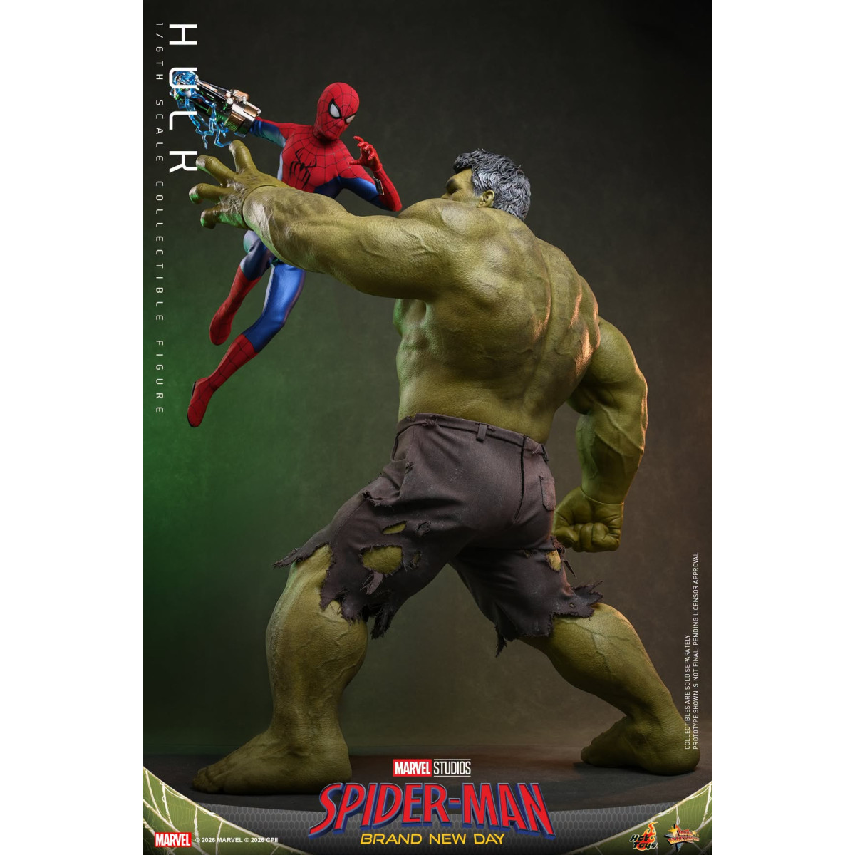 Hot Toys - Hulk 1/6 MMS905 - Spider-Man de Marvel: Brand New Day