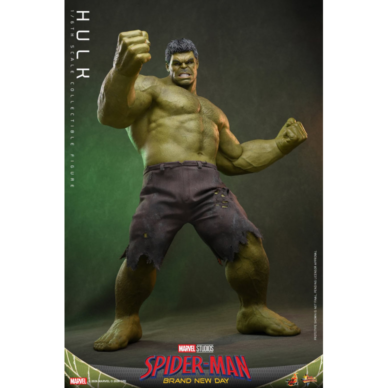 Hot Toys - Hulk 1/6 MMS905 - Spider-Man de Marvel: Brand New Day
