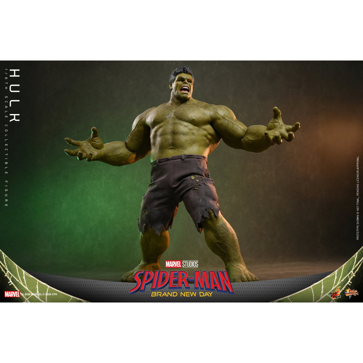Hot Toys - Hulk 1/6 MMS905 - Spider-Man de Marvel: Brand New Day