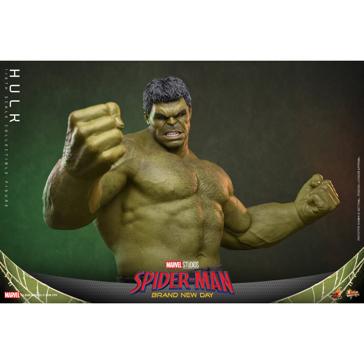 Hot Toys - Hulk 1/6 MMS905 - Spider-Man de Marvel: Brand New Day