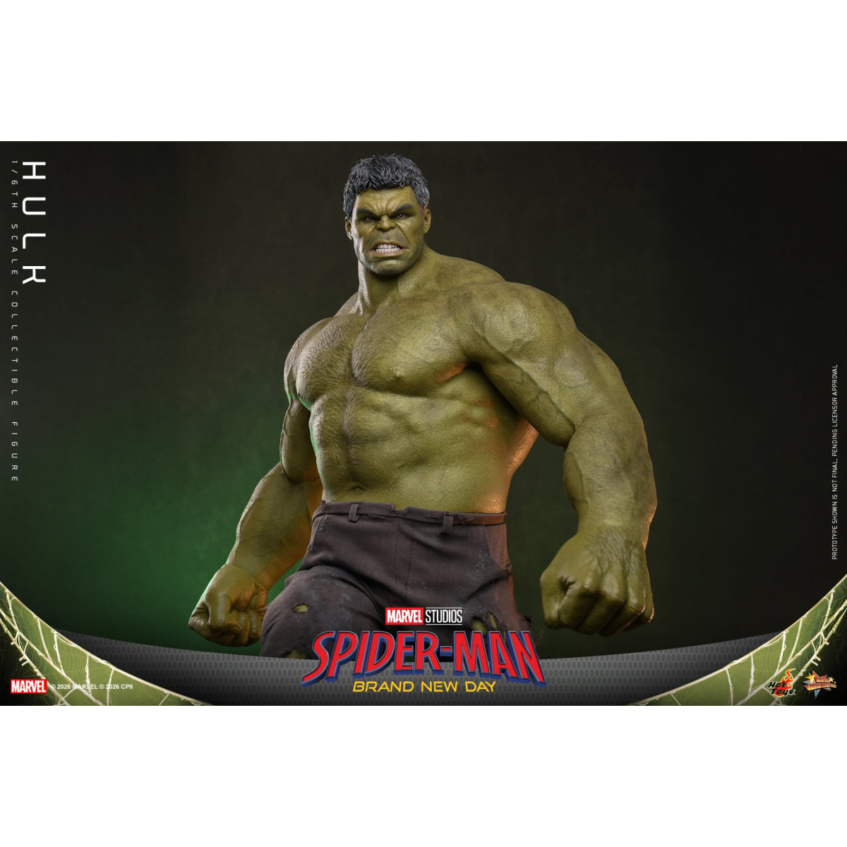 Hot Toys - Hulk 1/6 MMS905 - Spider-Man de Marvel: Brand New Day