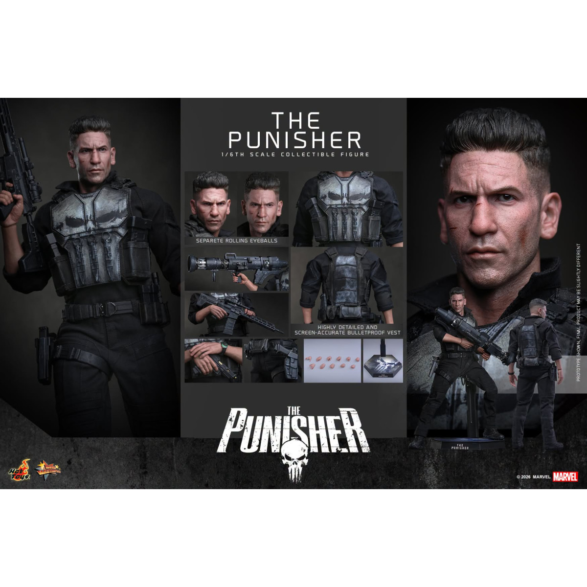 Hot Toys - El « The Punisher » a escala 1/6 - Marvel's The The Punisher