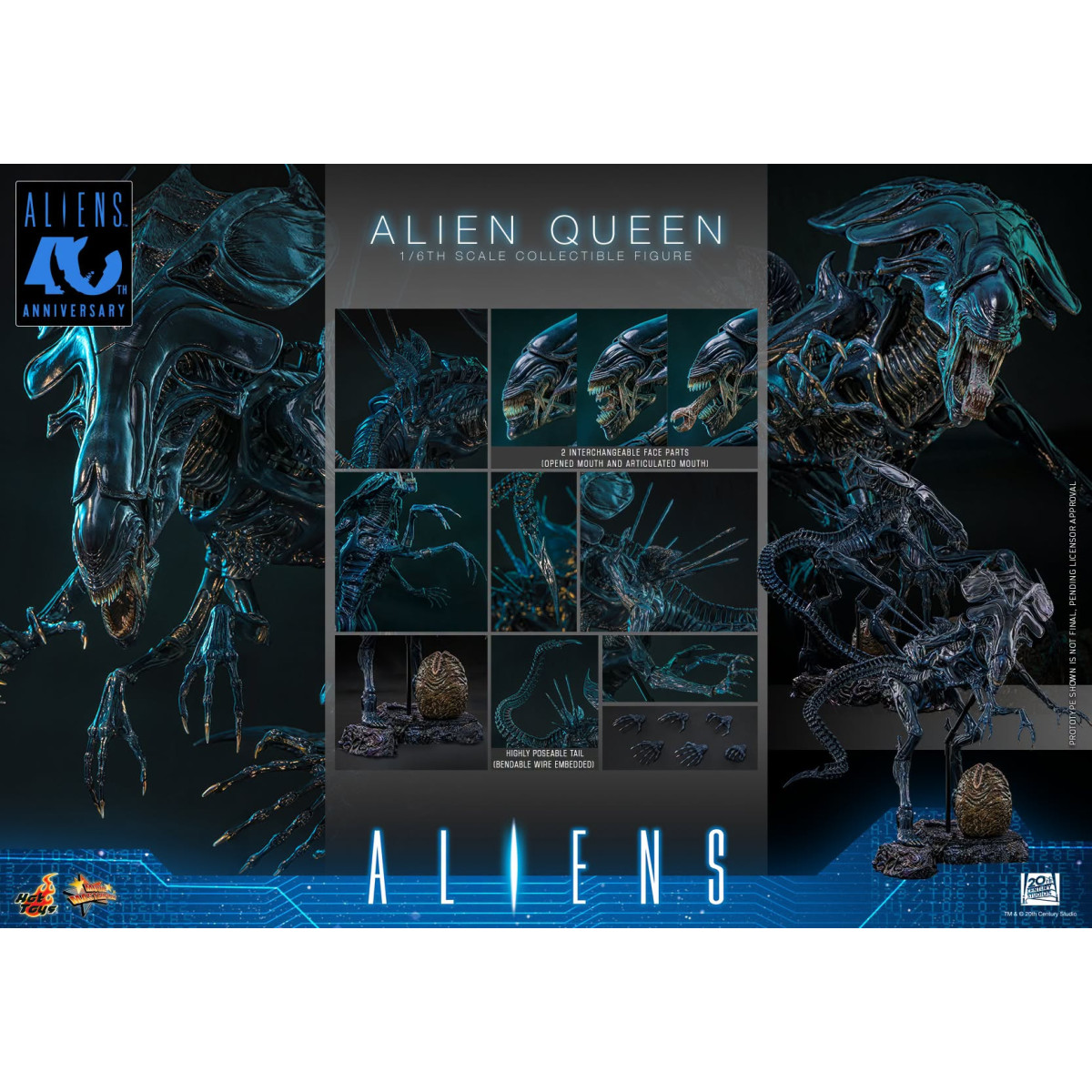 Hot Toys - 40.º aniversario de «Aliens» - REINA ALIEN  1/6