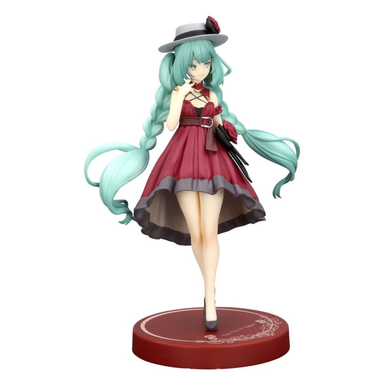 Furyu Trio-Try-iT - Vestido de paseo de Hatsune Miku, versión en rojo - Hatsune Miku