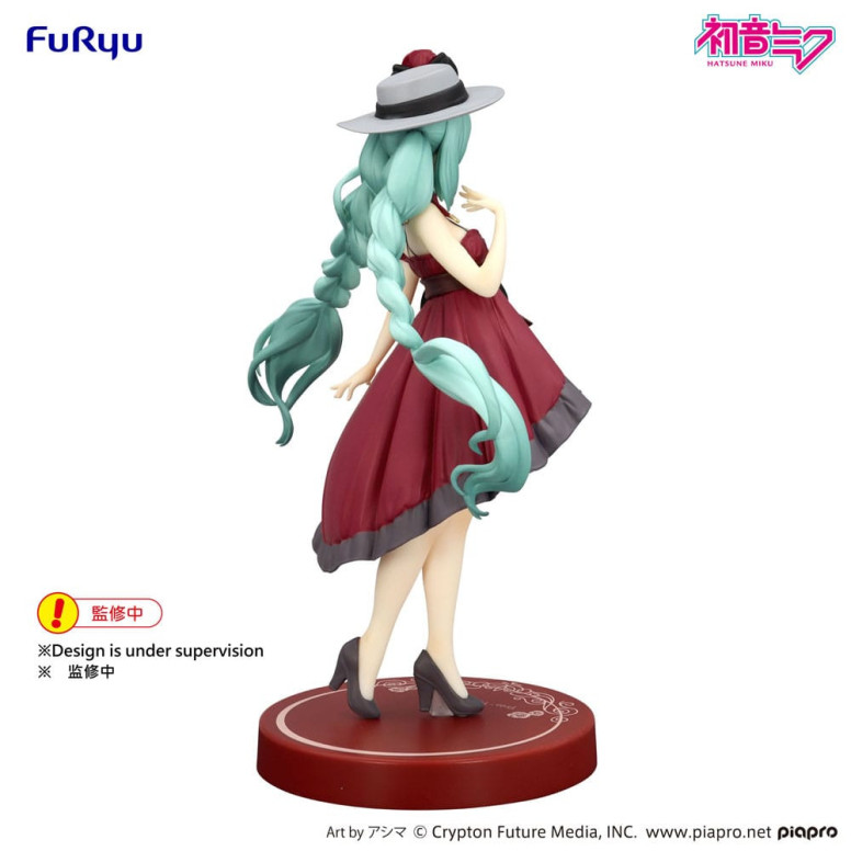 Furyu Trio-Try-iT - Vestido de paseo de Hatsune Miku, versión en rojo - Hatsune Miku