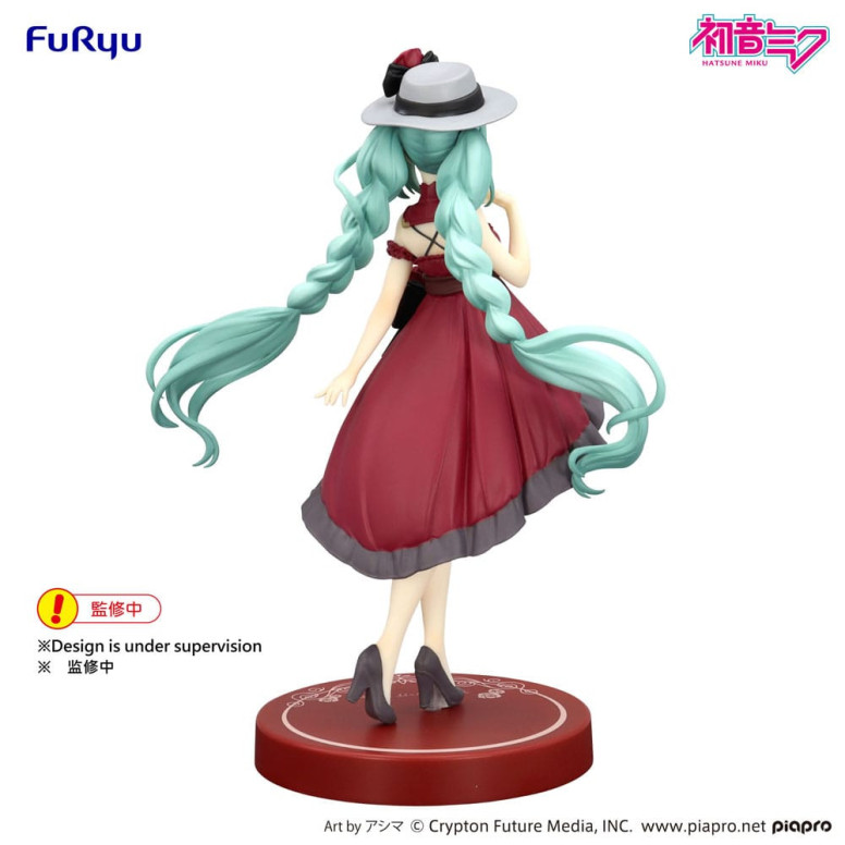 Furyu Trio-Try-iT - Vestido de paseo de Hatsune Miku, versión en rojo - Hatsune Miku