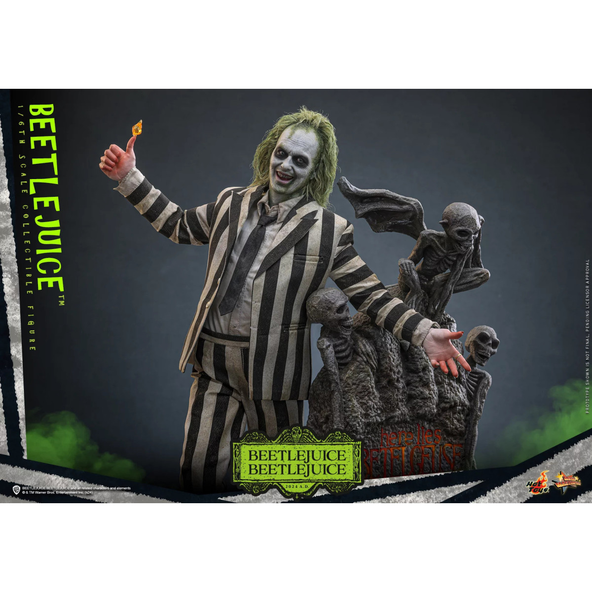 Hot Toys - Beetlejuice MMS 1/6 - Beetlejuice Beetlejuice Figurita
