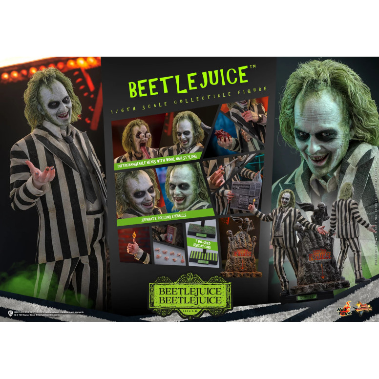 Hot Toys - Beetlejuice MMS 1/6 - Beetlejuice Beetlejuice Figurita