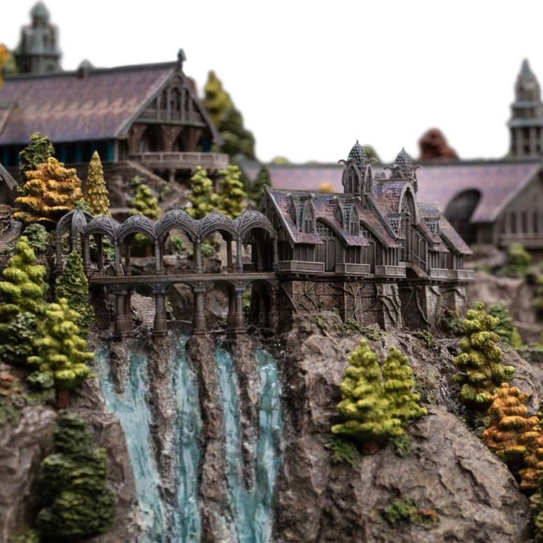 Weta - Rivendell Edición Limitada Environment - El Señor de los Anillos - LOTR Fondcombe