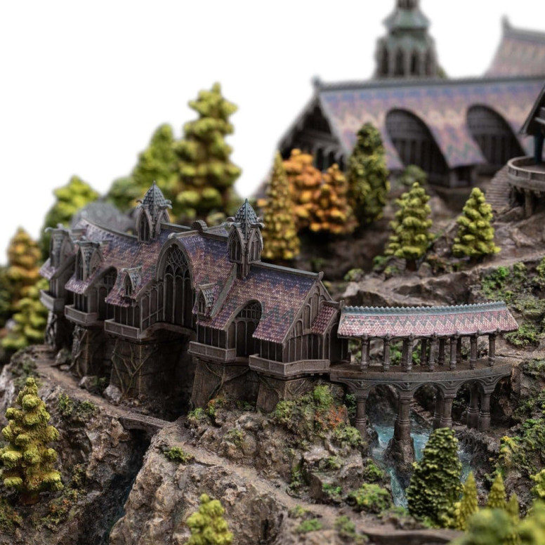 Weta - Rivendell Edición Limitada Environment - El Señor de los Anillos - LOTR Fondcombe