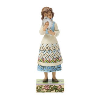 Enesco La Bella y la Bestia - BELLE WITH MIRROR - Disney Traditions by Jim Shore