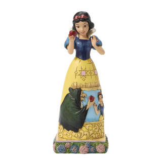 Enesco Disney - ESCENA DE BLANCANIEVES CON EL VESTIDO DE MANZANA - Blancanieves y los siete enanitos: Tradiciones, de Jim Shore