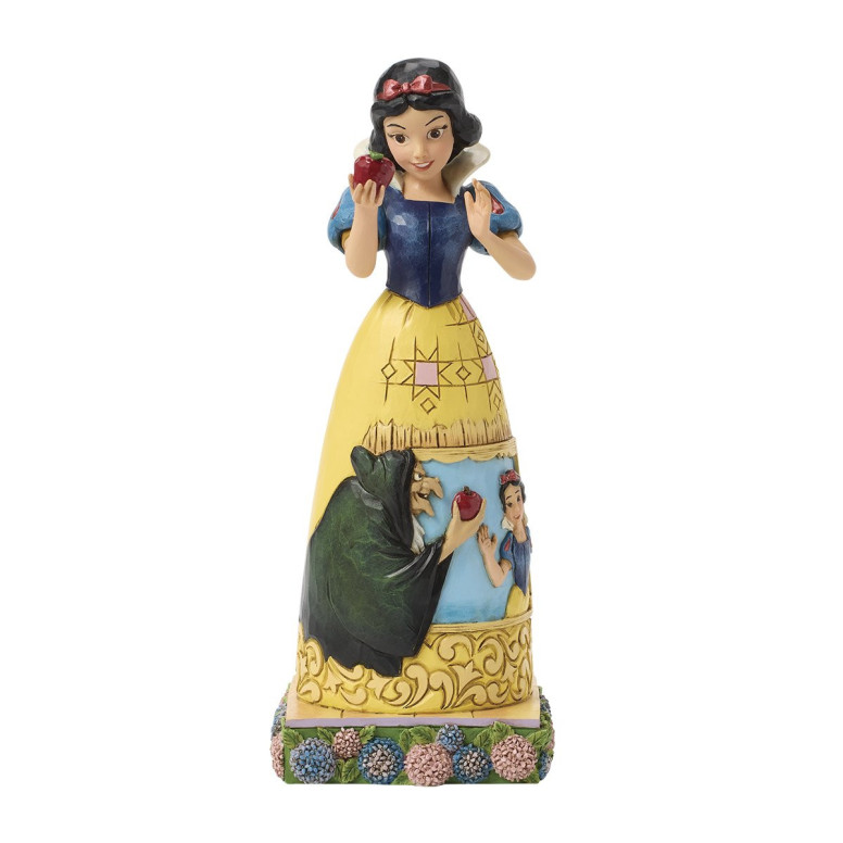 Enesco Disney - ESCENA DE BLANCANIEVES CON EL VESTIDO DE MANZANA - Blancanieves y los siete enanitos: Tradiciones, de Jim Shore
