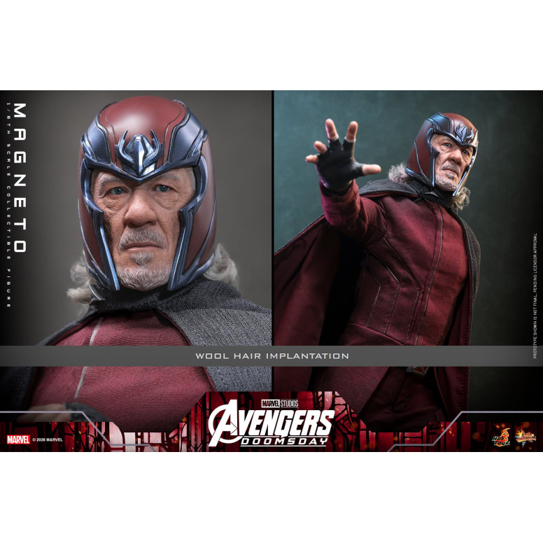 Hot Toys - Magneto MMS, escala 1/6 - Avengers: Doomsday