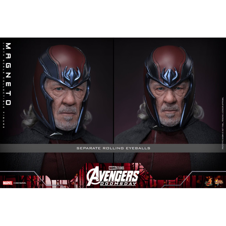 Hot Toys - Magneto MMS, escala 1/6 - Avengers: Doomsday