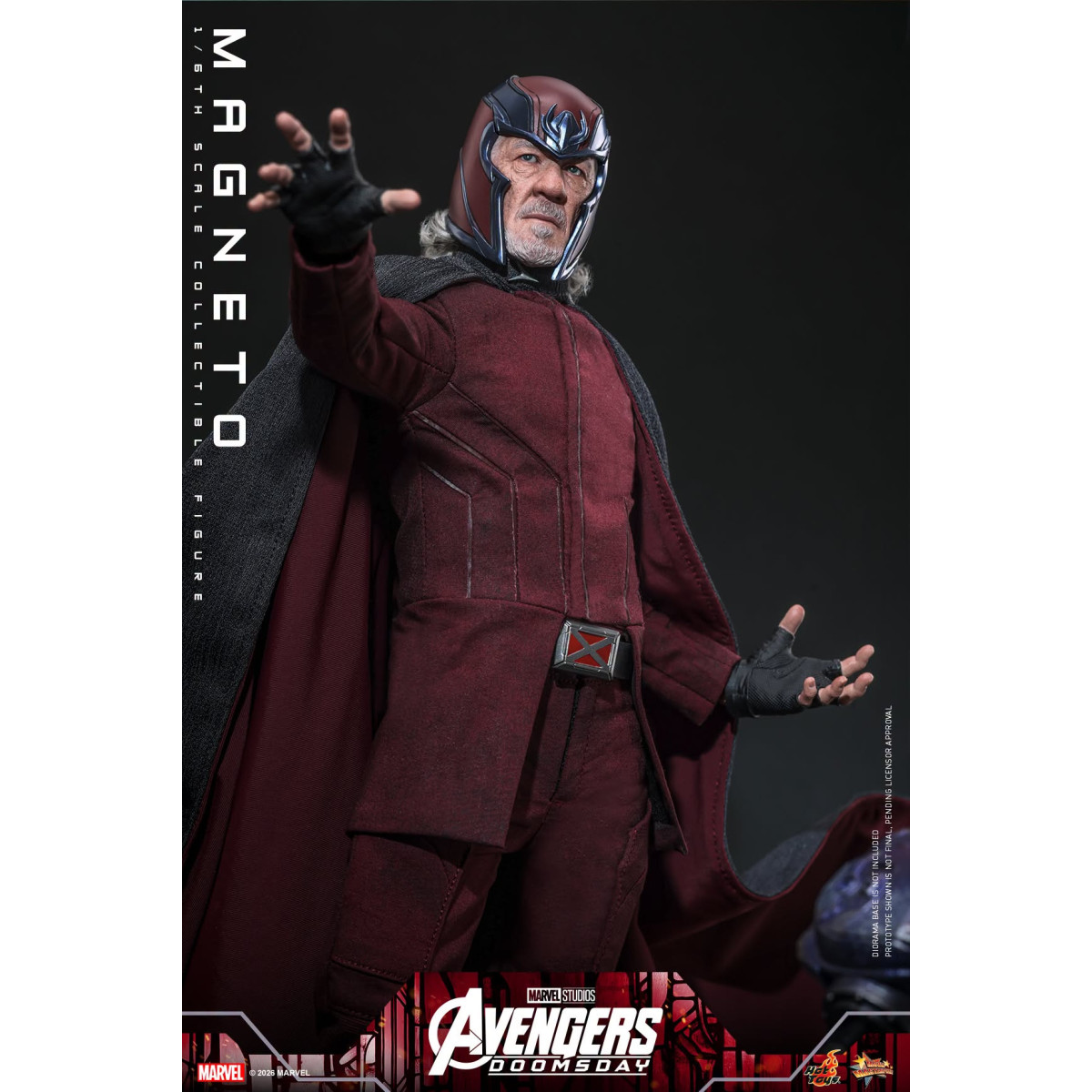Hot Toys - Magneto MMS, escala 1/6 - Avengers: Doomsday