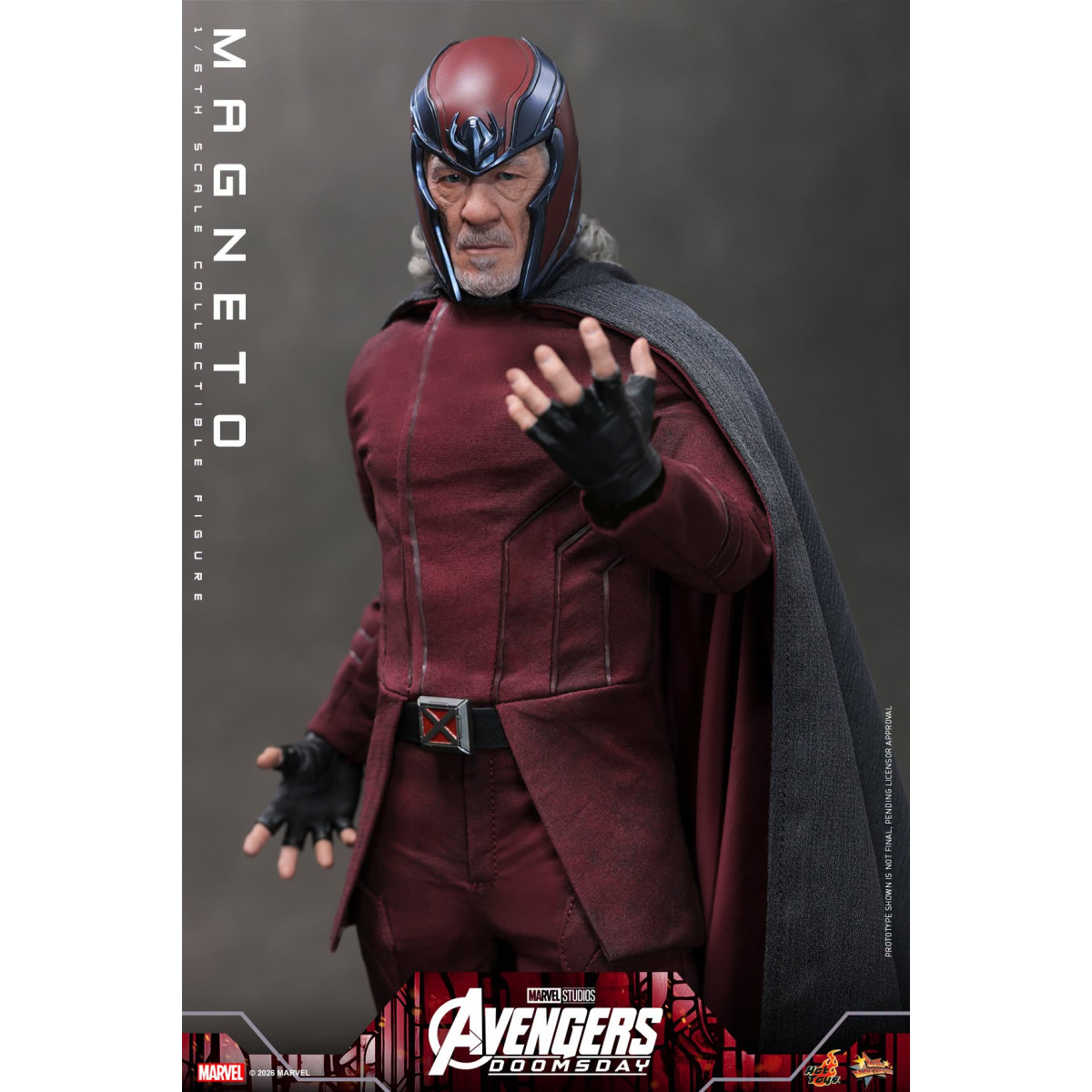 Hot Toys - Magneto MMS, escala 1/6 - Avengers: Doomsday